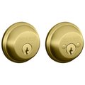 Schlage Residential Grade 1 Double Cylinder Deadbolt Lock, Conventional Cylinder, 5 Pins, Keyed Alike Group of 4, Dual O B62 505 KA4